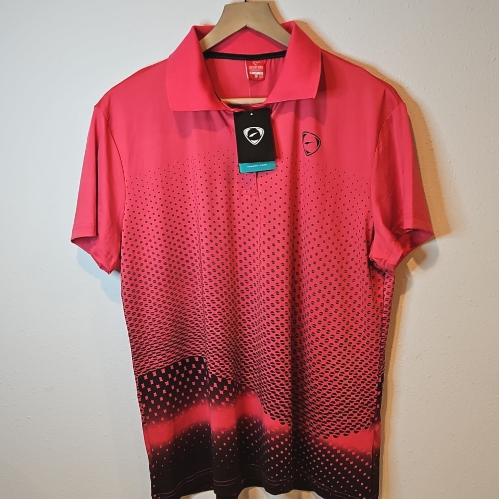 NWT Womans Sport-Dri Short Sleeve Dri Fit Cooling Golf Polo Shirt Sz.XL - Picture 2 of 7